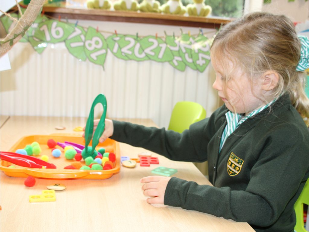 Reception pupil