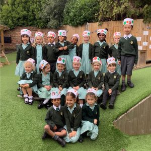 Early Years celebrating Harvest Festival